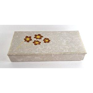 Vintage NEW Springfield Stationery Set In Handkerchief Box NOS Paper Envelopes